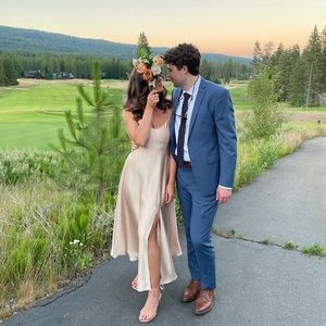 Show me your mumu faith satin dress